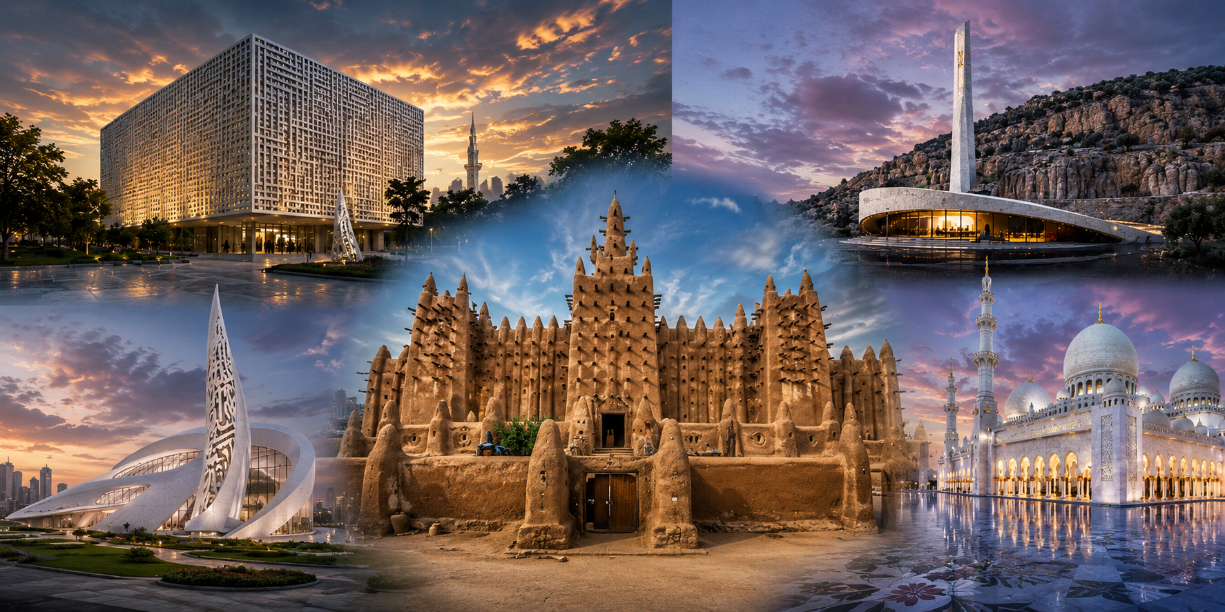 Gambar Arsitektur Masjid Unik Yang Ada Di Berbagai Negara Salah 1 Ada Di Indonesia